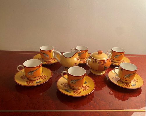 Porcelain Coffee Set from Hermès, 2000s, Set of 14-HWV-1764516