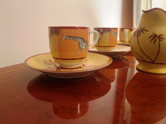 Porcelain Coffee Set from Hermès, 2000s, Set of 14-HWV-1764516