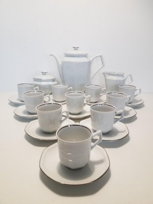 Porcelain Coffee Set from Philippe Deshoulières , 1980s, Set of 23-EHL-630355