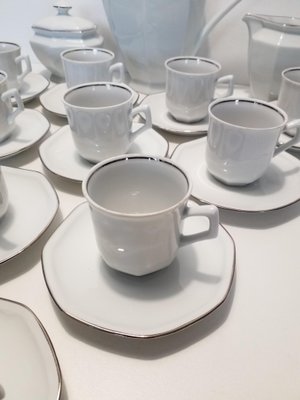 Porcelain Coffee Set from Philippe Deshoulières , 1980s, Set of 23-EHL-630355