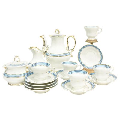 Porcelain Coffee & Tea Service from KPM, Germany, 1834-1837, Set of 11-UCH-1224565