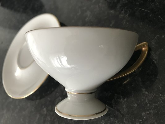 Porcelain Cup and Saucer from Geierstahl, 1950s, Set of 2-WQQ-1716672