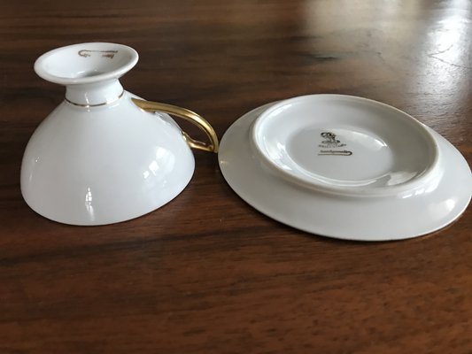 Porcelain Cup and Saucer from Geierstahl, 1950s, Set of 2-WQQ-1716672