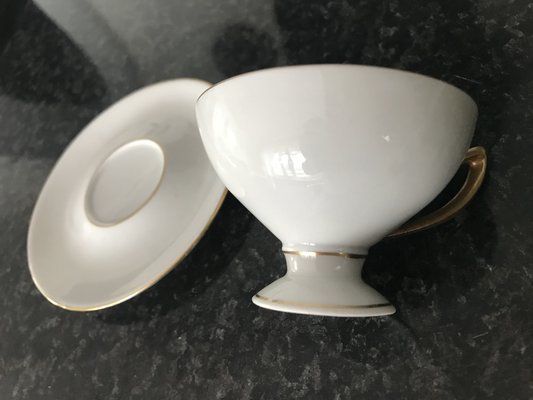 Porcelain Cup and Saucer from Geierstahl, 1950s, Set of 2-WQQ-1716672