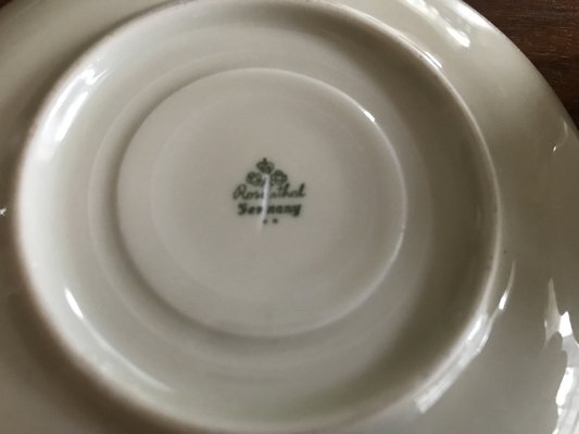 Porcelain Cup and Saucer from Rosenthal, 1942, Set of 2-WQQ-1716654