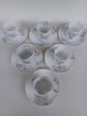 Porcelain Cups from Limoges, Early 20th Century, Set of 12-EHL-1754236