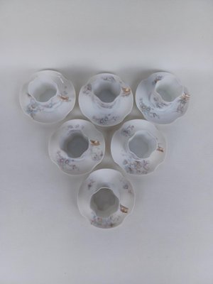 Porcelain Cups from Limoges, Early 20th Century, Set of 12-EHL-1754236