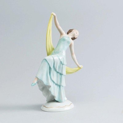 Porcelain Dancing Girl Figurine from Sitzendorf-WMV-1126912