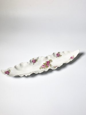 Porcelain Dish with Roses, Limoges, France, 1970s-UR-1423380