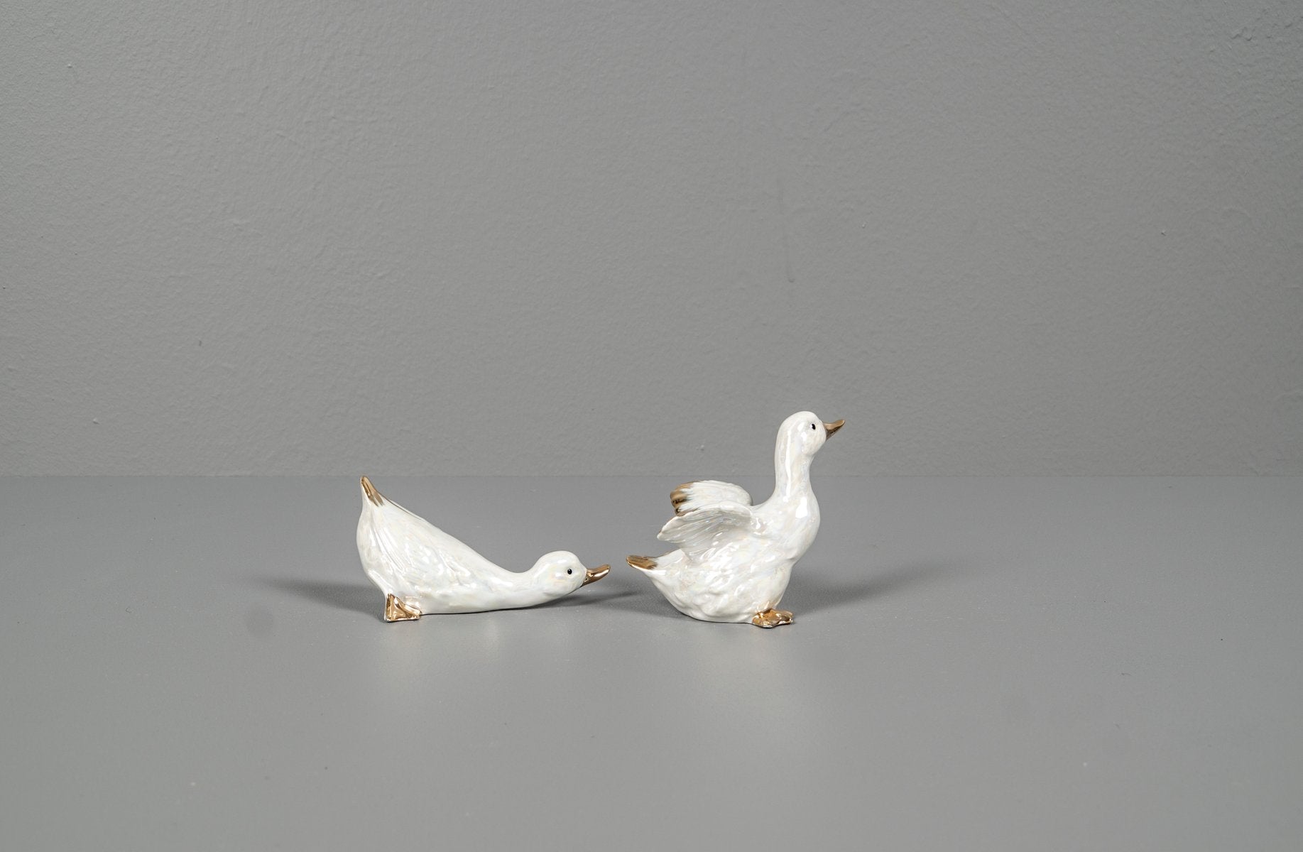 Porcelain Ducks, 1970s, Set of 2