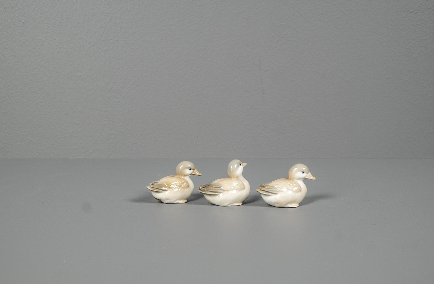 Porcelain Ducks, 1970s, Set of 3