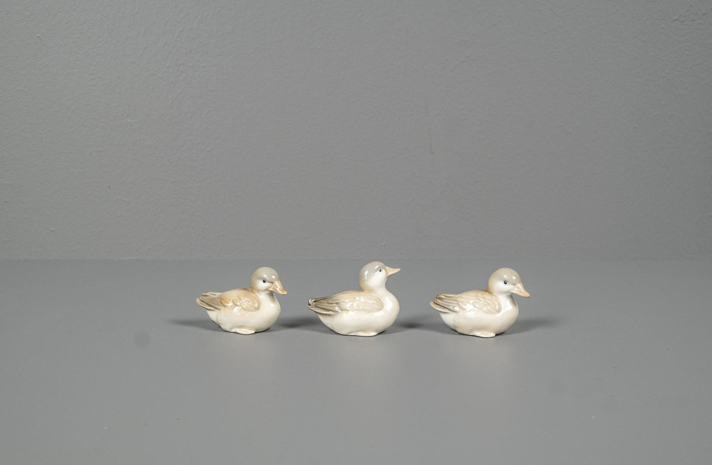 Porcelain Ducks, 1970s, Set of 3