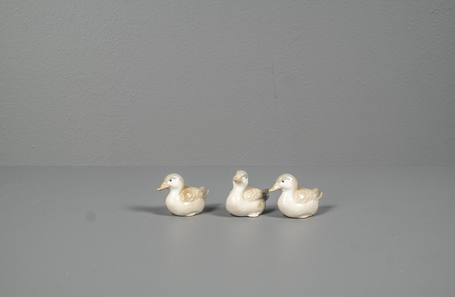 Porcelain Ducks, 1970s, Set of 3