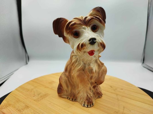 Porcelain Figure of a Dog from Lippelsdorf, 1970s-CAQ-741997