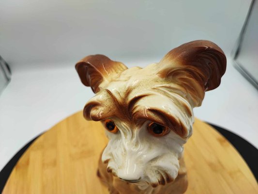 Porcelain Figure of a Dog from Lippelsdorf, 1970s-CAQ-741997