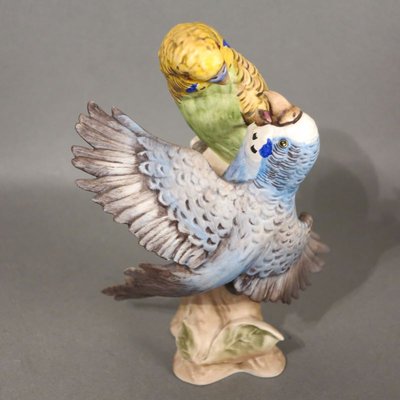 Porcelain Figure of Budgies by Göbel, 1970s-WK-727595