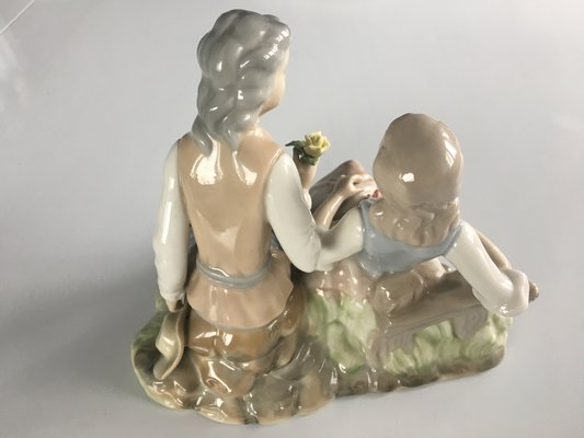 Porcelain Figure of Young Couple from Tenora Valencia, 1950s-WQQ-666561