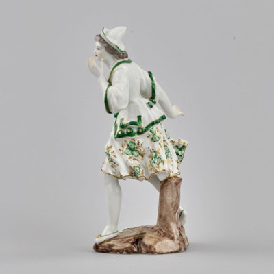 Porcelain Figurine Depicting Lady in Green, France, 19th Century-WMV-1300716