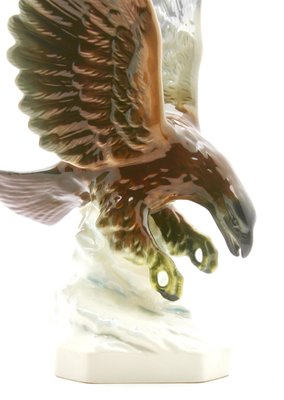 Porcelain Figurine of a Bird of Prey from Goebel, Germany-MJY-1149027