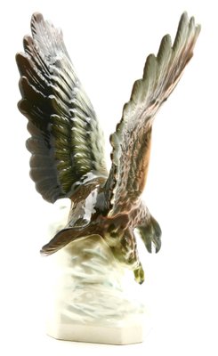 Porcelain Figurine of a Bird of Prey from Goebel, Germany-MJY-1149027