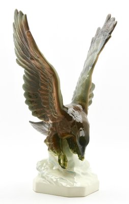 Porcelain Figurine of a Bird of Prey from Goebel, Germany-MJY-1149027