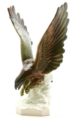 Porcelain Figurine of a Bird of Prey from Goebel, Germany-MJY-1149027