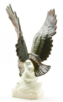 Porcelain Figurine of a Bird of Prey from Goebel, Germany-MJY-1149027