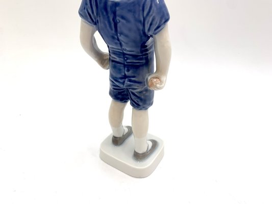 Porcelain Figurine of a Boy from Royal Copenhagen, Denmark-BXB-1192172