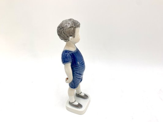 Porcelain Figurine of a Boy from Royal Copenhagen, Denmark-BXB-1192172