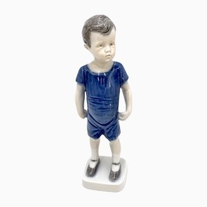 Porcelain Figurine of a Boy from Royal Copenhagen, Denmark-BXB-1192172