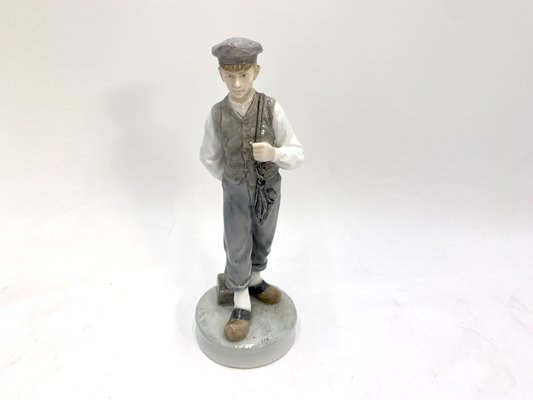 Porcelain Figurine of a Boy With a Hammer from Royal Copenhagen, Denmark, 1945-BXB-1192103