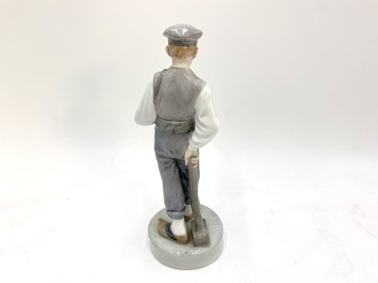 Porcelain Figurine of a Boy With a Hammer from Royal Copenhagen, Denmark, 1945-BXB-1192103