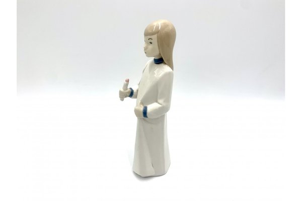 Porcelain Figurine of a Girl with a Candle, Spain, 1980s-BXB-1311172