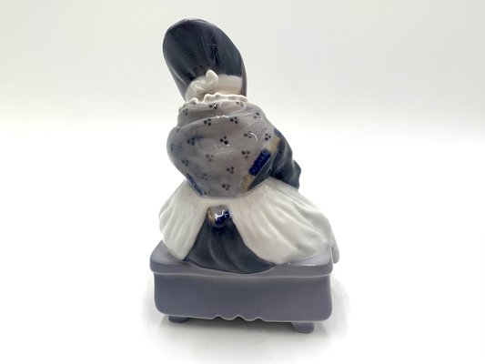 Porcelain Figurine of a Sewing Woman from Royal Copenhagen, Denmark-BXB-1191223