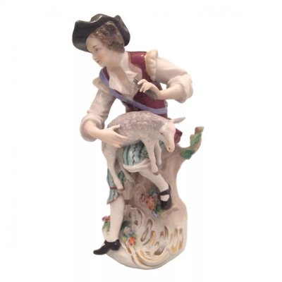 Porcelain Figurine Sheep Shearing-WMV-1127482