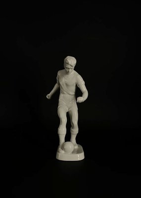 Porcelain Football Player from Hollóháza, 1940s-TXN-773413