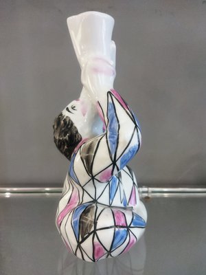 Porcelain Harlequin Vase by Castro Sargadelos, Spain, 1950s-QY-1792538