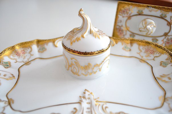 Porcelain Inkstand from Fürstenberg, 1950s