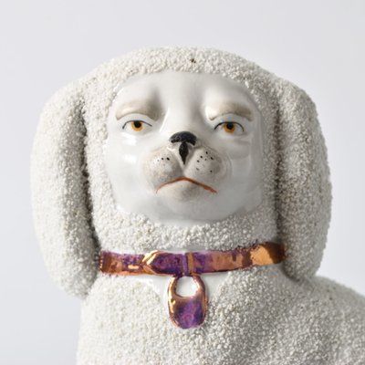 Porcelain Mantle Dog Figurine, 1890s-IXK-2032512