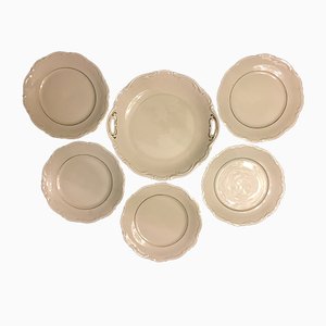 Porcelain Mitterteich Cymbal Set, 1940s, Set of 6-WQQ-663589