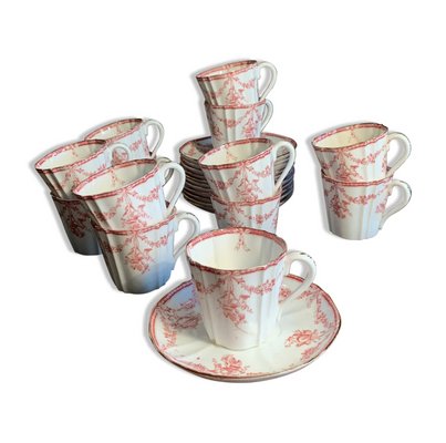 Porcelain Mocha Service, Set of 26-VBM-914792