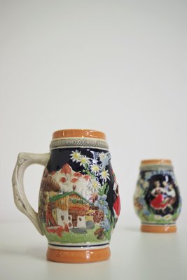 Porcelain Mugs, Tyrol, 1980s, Set of 2-KNM-930861