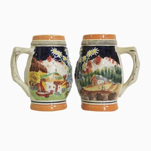 Porcelain Mugs, Tyrol, 1980s, Set of 2-KNM-930861