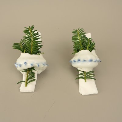 Porcelain Napkin Rings, Japan, Set of 2-KDB-1773661