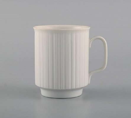 Porcelain Noire Mocha Cups with Saucers by Tapio Wirkkala for Rosenthal, Set of 8-AR-787950