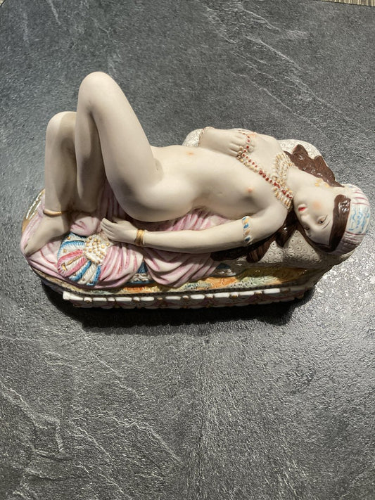 Porcelain Odalisque in the style of Gardner Porcelain Factory, 1800s