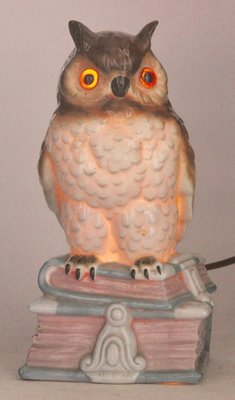 Porcelain Owl Air Purifier or Table Lamp, 1930-MJY-1149034