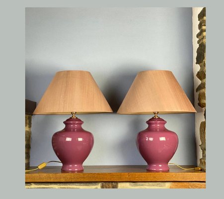 Porcelain Paired Table Lamps from Bielefeld Workshops Manufactory, Set of 2-GYX-1299733