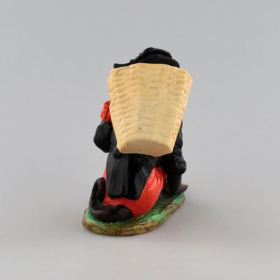 Porcelain Pencil Holder Monkey in the Shape of Napoleon-WMV-1127606