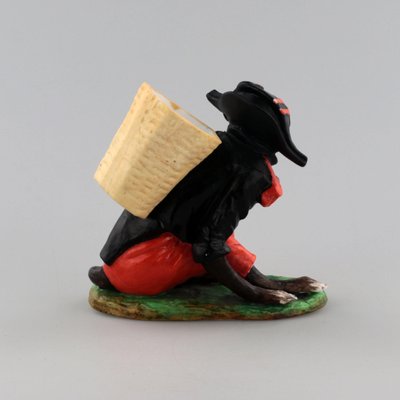 Porcelain Pencil Holder Monkey in the Shape of Napoleon-WMV-1127606